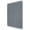 Nobo Premium Plus Felt Notice Board, 900x600mm, Grey