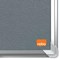 Nobo Premium Plus Felt Notice Board, 900x600mm, Grey