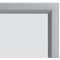Nobo Poster Frame, A3, Anodised Clip Wall Mountable, Silver