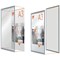 Nobo A3 Poster Frame Anodised Clip Wall Mountable Silver