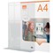 Nobo Counter Top Acrylic Freestanding Poster Frame, A4, Clear
