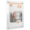 Nobo Acrylic Wall Mounted Repositionable Poster Frame, A4, Clear