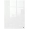 Nobo Transparent Acrylic Mini Desktop Notepad Whiteboard, Frameless, A4
