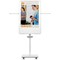 Nobo Move Meet Mobile Magnetic Flipchart Easel, 680x1040mm Nobo Move Meet Mobile Magnetic Flipchart Easel, 680x1040mm
