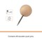 Nobo Noticeboard Wooden Push Pin (Pack of 40)