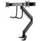 Neomounts By Newstar Select Deskclamped Dual Monitor Arm, Adjustable Height and Tilt, Black