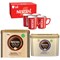 Buy Nescafe Gold Blend 750g + Gold Blend Decaffeinated Coffee 500g Get FOC Set of 4 Red Mugs