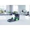 Novus B2200 Sustainable Re+New Heavy Duty Black/Green Hole Punch (200 Sheet Capacity)