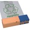 Acorn Green Heavy Duty Bin Liners, 60 Litre, Clear & Printed, Pack of 50