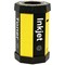 Acorn Cartridge Recycling Bin 60 Litre Black/Yellow (Pack of 5)