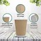 Belgravia Triple Walled Red Tea & Coffee Ripple Cups, 341ml, Pack of 25