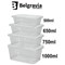 Belgravia Microwave Container & Lids, 500ml, Pack of 50 Belgravia Microwave Container & Lids, 500ml, Pack of 50
