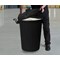 Strata Bin With Metal Clip Handles, 80 Litre, Black