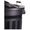 Strata Bin With Metal Clip Handles, 80 Litre, Black