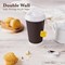 Belgravia Triple Walled Ripple Paper Cups, 454ml, Black, Pack of 25