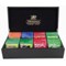 Twinings 8 Compartment Pyramid Display Box, Black
