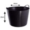 Gorilla Recycled Flexi Tub, 38 Litre, Black Gorilla Recycled Flexi Tub, 38 Litre, Black