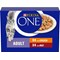 Purina One Adult Cat Food Chicken and Beef, 85g, Pack of 8
