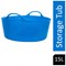 Gorilla Shallow Flexi Tub, 15 Litre, Blue