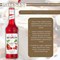 Monin Raspberry Syrup, 700ml, Glass Bottle