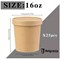 Caterpack Kraft Soup Bowls, 454ml, Pack of 25