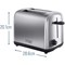 Russell Hobbs Stainless Steel 2 Slice Toaster