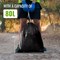 Eco360 Ultimate Drawstring Refuse Sacks, 80 Litre, Black, Pack of 20