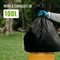 Eco360 Extra Strong Heavy Duty Refuse Sacks, 100 Litre, Black, Pack of 50