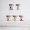 Teapigs Mixed Case Glass Storage Jar Bundle, Pack of 6