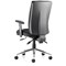 Chiro High Back Operator Chair, Height Adjustable Arms, Black - Delivered Built
