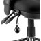 Chiro High Back Operator Chair, Height Adjustable Arms, Black - Delivered Built