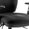 Chiro High Back Operator Chair, Height Adjustable Arms, Black - Delivered Built