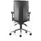 Chiro High Back Operator Chair, Height Adjustable Arms, Black