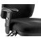 Chiro High Back Operator Chair, Height Adjustable Arms, Black