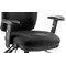 Chiro High Back Operator Chair, Height Adjustable Arms, Black