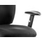 Chiro High Back Operator Chair, Height Adjustable Arms, Black