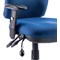 Chiro High Back Operator Chair, Height Adjustable Arms, Blue - Delivered Built