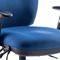 Chiro High Back Operator Chair, Height Adjustable Arms, Blue