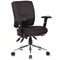 Chiro Medium Back Operator Chair, Height Adjustable Arms, Black