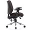 Chiro Medium Back Operator Chair, Height Adjustable Arms, Black