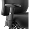 Chiro Medium Back Operator Chair, Height Adjustable Arms, Black