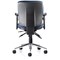 Chiro Medium Back Operator Chair, Height Adjustable Arms, Blue - Delivered Built