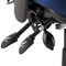 Chiro Medium Back Operator Chair, Height Adjustable Arms, Blue - Delivered Built