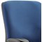 Chiro Medium Back Operator Chair, Height Adjustable Arms, Blue - Delivered Built
