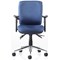 Chiro Medium Back Operator Chair, Height Adjustable Arms, Blue