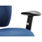 Chiro Medium Back Operator Chair, Height Adjustable Arms, Blue