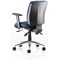 Chiro Medium Back Operator Chair, Height Adjustable Arms, Blue