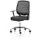 Dura Operator Chair, Fixed Height Arms, Black