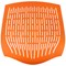 Dura Operator Chair, Fixed Height Arms, Orange - Delivered Built