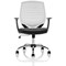 Dura Operator Chair, Fixed Height Arms, White